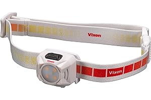 Vixen SG-L02 Head Torch Red Light White Light Waterproof LED Colour Changeable Rechargeable 3-42 Lumen 0.28-7.62 Lumen 29g Plastic Head Mount