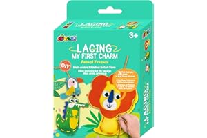 Avenir My First Lacing Kit | Animal Friends | Improve Sewing and Stitching Skills | Creative Fun for Kids 3+