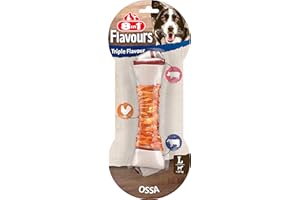 8in1 Triple Flavour Osso L, per cani di taglia grande, gusto manzo e maiale & filetto di pollo, 1pz.