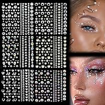 14 Fogli Di Strass Autoadesivi Colorati - Gemme Di Cristallo Per Nail Art E Decorazioni Fai Da Te - Foto 9