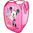 Disney Minnie Mouse Pop Up Hamper With Durable Carry Handles, 21" H X 13.5" W X 13.5" L