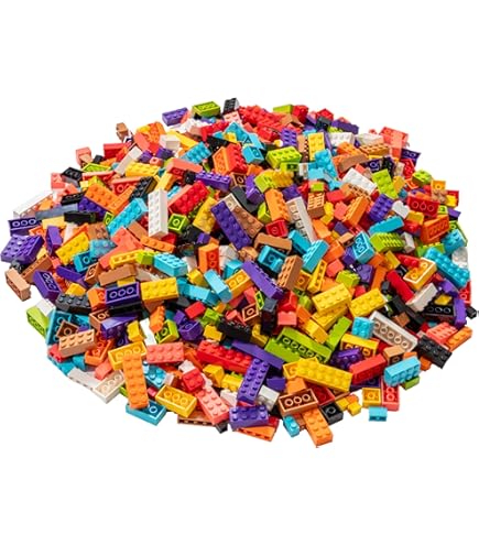 Set 75 Mattoncini Tetto LEGO - 6 Colori, Gommati, Per Costruzioni Creative - Foto 12