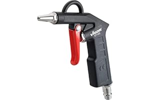 VIGOR Short Blow-Out Gun (Robust Aluminium housing, Operating Pressure: 6 bar, air Requirements: Including Connection Nipple) V7135