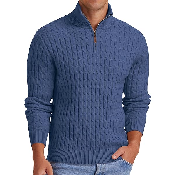 NLSON THE QUARTER ZIP - Trui - beige
