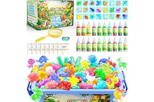 Hot Bee 20 Farben Magic Water Elf, 3D Aqua Gelz Set, Thema Bauernhof Gel Creature Kinder Spielzeug, Aqua Gelz Nachfüllset, Squishy Selber Machen Set, Spielzeug Geschenke Für Mädchen 5 6 7 8 Jahre