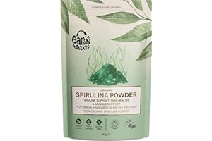 Earths Basket Organic Spirulina Powder 90g, Immune Support