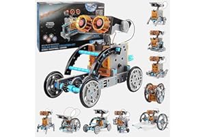 XUNIVERS Educativi di Giocattoli a Nergia Solare,Set di Esperimenti Scientifici,Kit robot solare 29 in 1, kit di costruzione robot educativo, regalo di compleanno per esperimenti scientifici