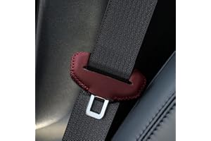 deemars 2pc Coperchio della Fibbia Della Cintura di Sicurezza, Silenziatore Antigraffio per Cinture di Sicurezza in Pelle, Accessori per Decorazioni Interne per la (Eruzione vulcanica)