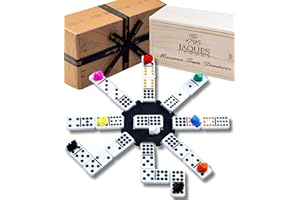Jaques of London Mexican Train Dominoes Game | Family Dominoes Set for Children & Adults | Since 1795