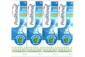 PRORHINEL Spray Nasal à l'Aloe Vera pour Enfants et Adultes, Fabriqué en France, 100 ml- Lot de 4