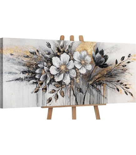 I Colori Del Caribe - Quadro Moderno PAMIES - Dipinto A Mano Su Tela - 155x80 Cm - Made In Italy