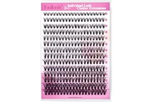 FADLASH Extensión de Pestañas Individuales Cluster 30D 0.07 C Curl 8-16mm Mixed Prefabricadas Ruso Pestañas extensión de pestañas caseras DIY