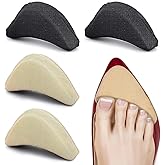 Purastep Soft Shoe Fillers For Women - 4 Pcs Shoe Tightener Pads, Insole For Shoes Inserts Adjustable Shoe Size Reducer Reusa