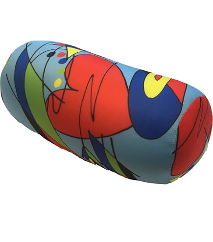 Coussin Anti-stress Cervical COVERBAGBCN - Billes Microbilles - Tissu Lycra - Lavable Machine 36x25cm