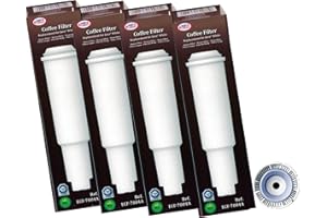 HUMAN-WELLNESS 4 filtros de agua AQK-04 compatibles con Jura White 60209 68739 Avantgarde S70 S85 S9 Impressa One touch Nespresso N9 F5 F70