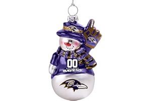 BOELTER BRANDS NFL Glitter Schneemann Ornament