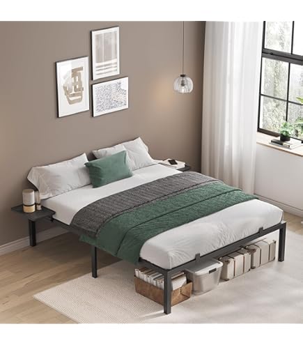 Telaio Letto Matrimoniale 160x200 Cm Con Luci LED - Design Galleggiante E Senza Rumori - Foto 5