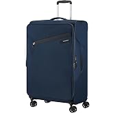 Samsonite Litebeam Cabin Trolley Case, 77 cm | Midnight Blue, Expandable Soft Suitcase, 103/111 L, 2.8 kg, with TSA Lock and