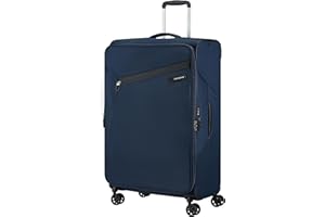 Samsonite Litebeam - Spinner L, Erweiterbar Koffer, 77 cm, 103/111 L, Blau (Midnight Blue)