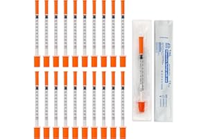 Double Dragon 20-Pack 1ml Distribution Measuring Tools | 0.3mm x 8mm Micro-Fine Tip | Individually Sealed | Premium Plastic for Perfume, Lab, Food, Flavouring & Pet Feeding