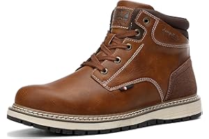 AX BOXING Botas Hombre Invierno Cálido Forradas Botines Antideslizante Botas Montaña Aire Libre Botas Nieve 41-46 EU