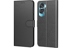 Tenphone Coque pour Honor 90 Lite Book 5G,Etui Protection Housse Premium en Cuir PU, [Emplacements Cartes], Pochette Flip Case (Noir)