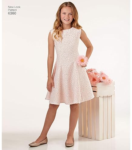 Patron De Couture Simplicity 1211 - Robe Fille 2 Longueurs, Taille HH