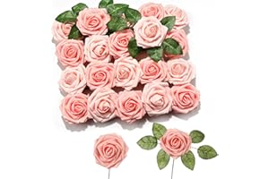 ‎PARTYWOO PartyWoo Artificial Roses, Artificial Flowers, Decorative Flowers, Foam Roses, Floral Decorations, Birthday Decorations, Wedding Decorations, Party Decorations, Pack of 20