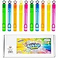 SJMR 40 Pcs Bubble Wands with Bubble Solution, Party Bag Bubbles Mini Party Bubbles for Kids Mini Bubble Tubes Multipack Wedding Favour Bubbles for Birthday Party Bag Fillers for Kids