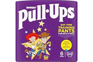 ‎HUGGIES Huggies Klimmzüge, Turnschuhe, Tageswindelhose für Jungen – 2–4 Jahre, Größe 6–7 Pull Up Windeln (40 Hosen) – Töpfchentrainingshose für einfaches Toilettentraining – Lernen Sie nass von trocken