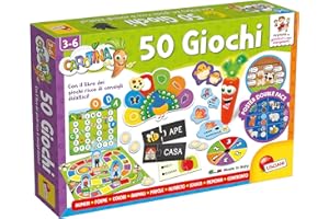 Liscianigiochi Carotina 50 Giochi Per Bambini, Multicolore, 76710, 3-6 anni