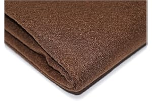 THEFABRICTRADE "Get Crafting" 100% Acrylic Felt Fabric Perfect for Arts & Crafts, Sewing Material - 150cm Wide, Available in 30 Vibrant Colours (2X A4 Felt, Dark Brown)