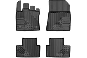 MOTOS Alfombrillas de Goma para Renault Captur II Desde 2019 Mejore la Comodidad de Sus Viajes con la Alfombra Antideslizante Car No.77- Alfombrillas de Coche para Varias Estaciones