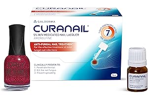CETAPHIL Curanail Beauty Set with Fungal Nail Treatment 3ml with 5% Amorolfine + ORLY Manicure Nail Polish 11ml, Effective Against Finger / Toenail Fungus