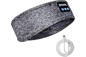 ANNLPOY Cuffie Bluetooth 5.2 per Dormire, Cuffie Antirumore Stereo HD, Autonomia 26 Ore, per Relax, Sport, Corsa, Yoga, Viaggi e Insonnia, Fascia Regolabile e Lavabile