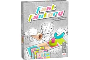 HABA 2011822005 - Fast Factory, Juego Familiar de Mesa de lógica constructiva. Más 8 años