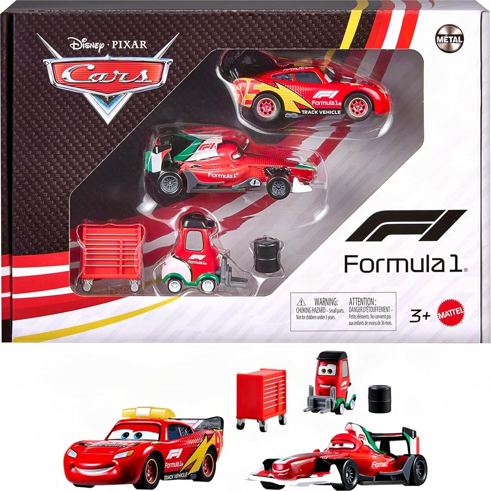 Mattel Cars Formula 1 Çoklu Araç Paketi