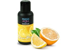 ‎FRESH AURA FRESH AURA Saunaaufguss – Sauna Aufgussmittel mit Citrone Orange und natürlichen ätherischen Ölen – Sehr ergiebiger und langanhaltender Saunaduft – erfrischend | Made in Germany (100ml)