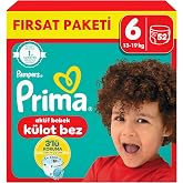 Prima K&uuml;lot Bebek Bezi 6 Numara 52'li 15+ kg Fırsat Paketi