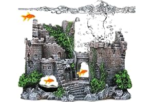 DXIA Decorazioni Acquario, Simulazioni in Resina, Ornamento Artificiale, Paesaggio Grotta, Decoro e Accessori per Esterni