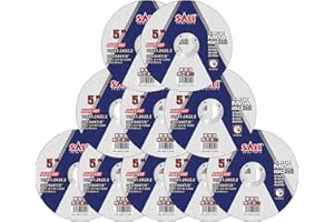 SALI 10 StückTrennscheibe Ø 125 x 1,0 x 22,23 mm,für Winkelschleifer Metall, Stahl, Edelstahl Betrieb bis zu Drehzahlen 12200 und 80 M/S