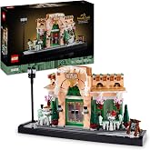 LEGO Icons French Café Building Set for Adults - incl. a Picturesque Facade, Hanging Flowerpots & Ornate Seating - Model Kit