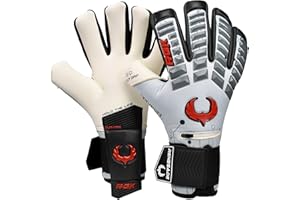 ‎RENEGADE GK Renegade GK Eclipse Profi-Torwarthandschuhe mit Fingerschutz (Größen 7-12, Level 5) 4+3MM EXT Contact Grip | Maximale Griffigkeit, Schutz und Komfort | Torwarthandschuhe Herren, Erwachsene, Jungen