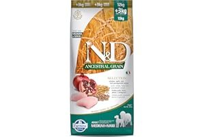 Farmina, N&D Ancestral Selection, Pollo & Melograno, Cane Adult, 12 kg +3