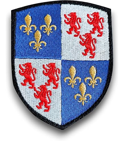 Ecusson Brodé BOURGOGNE 8x6,4cm - Patch Avec Dos Scratch Et Support à Coudre - Made In France