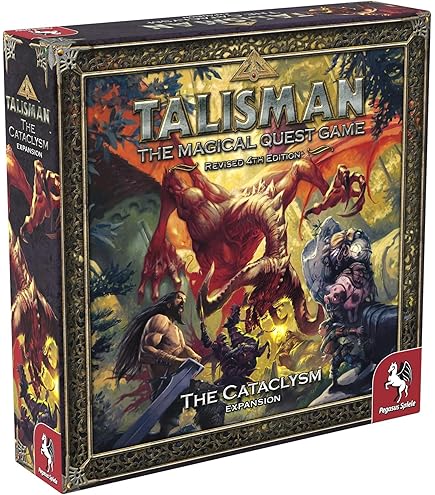Asmodee Talisman - Espansione "Le Terre Del Fuoco" HE728 - Gioco Da Tavolo Per 2-4 Giocatori - Nuovi Personaggi, Archi E Mappe