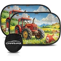 Pare-Soleil Voiture Caramaz 2 Pièces - Protection UV/Chaleur, Adhésion Électrostatique, 51x31cm