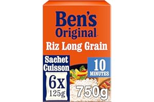 BEN'S ORIGINAL Riz Long Grain Sachet Cuisson 10 minutes 750g