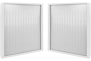 PUREFILTAIR Kit de 2 filtres compatibles 1xG4 + 1xF7 pour Dee Fly Modulo et Dee Fly Modulo hygro avec by-pass Aldes