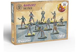 Modiphius Entertainment | Fallout Wasteland Warfare | Raiders: The Pack | Miniatures | Unpainted